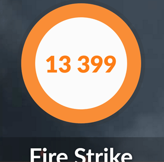 DAIV-NG7510のFireStrike結果