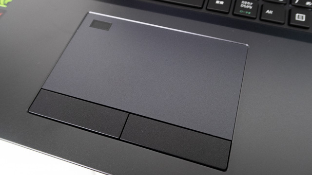 DAIV-NG7510S2-M2SH2のタッチパッド