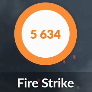 DAIV-NG4500E5のFIRE STRIKE結果