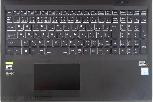 DAIV-NG5800のキーボード