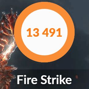 DAIV-NG5800のFIRE STRIKE結果