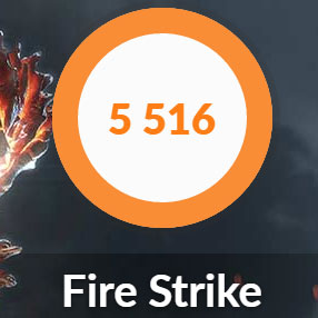 Fire Strikeの結果