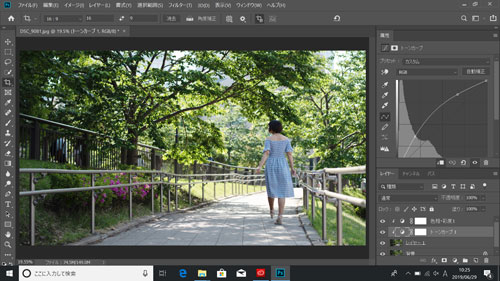 Photoshopの操作